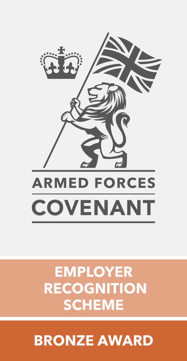 Armed Forces Covenant Defence ERS Bronze banner